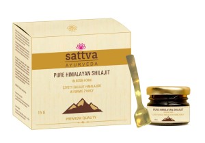 Suplement diety shilajit himalajski w formie żywicy 15 g od SATTVA