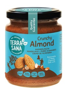 Krem z prażonych migdałów crunchy BIO 250 g od TERRASANA