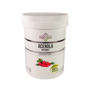 Acerola ekstrakt 120 kapsułek (600 mg) od SOUL FARM