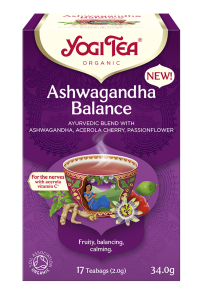 Herbatka ajurwedyjska równowaga z ashwagandhą (ashwagandha balance) BIO (17 x 2 g) 34 g od YOGI TEA
